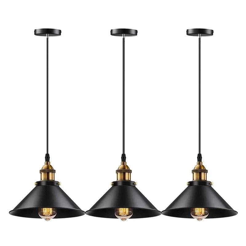 Black Iron Nordic Vintage Pendant Light – view 12