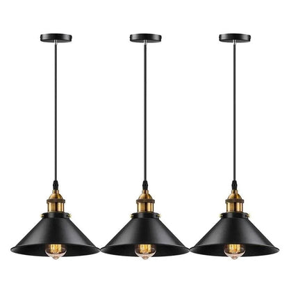 Black Iron Nordic Vintage Pendant Light – view 12