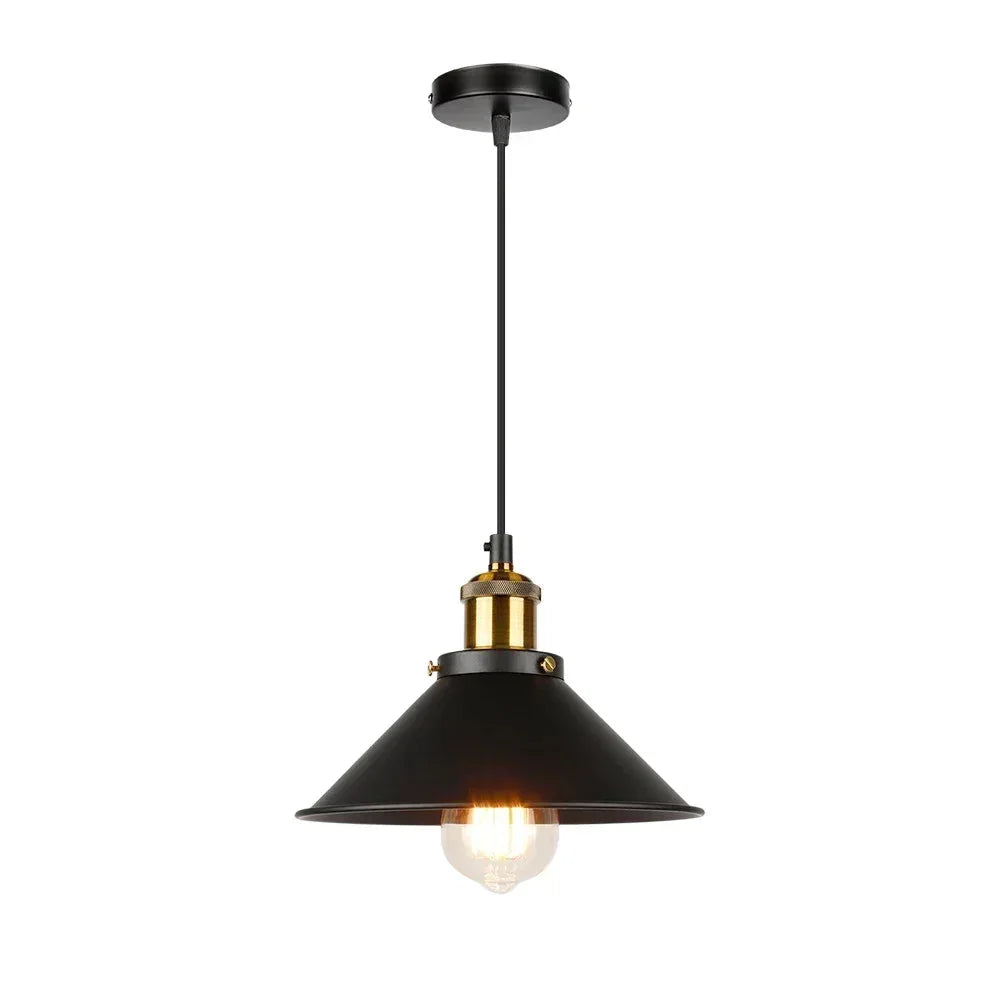 Black Iron Nordic Vintage Pendant Light – view 13