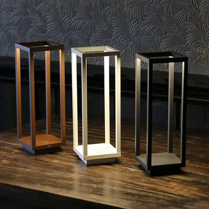 Black Rechargeable Touch LED Table Lamp