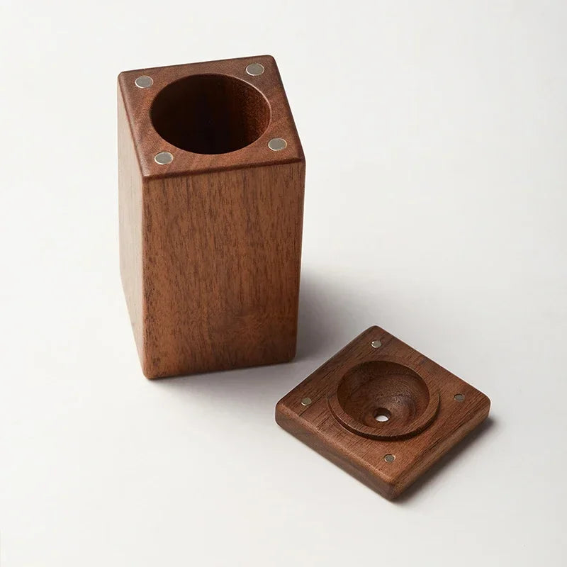 Black Walnut Magnetic Toothpick Holder – view 5