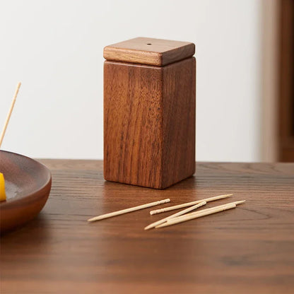 Black Walnut Magnetic Toothpick Holder – view 7