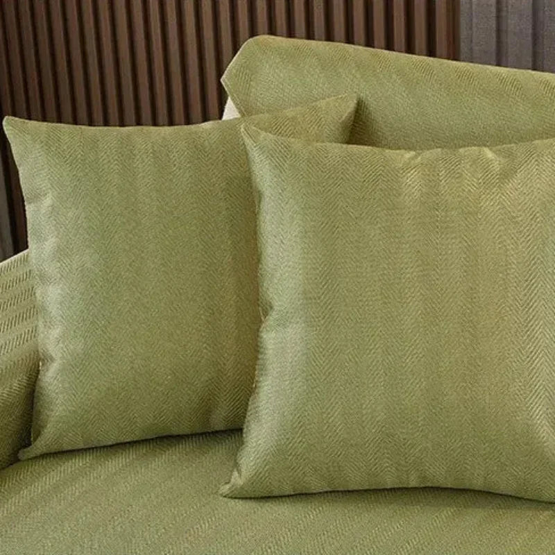 Blue Quilted Non-Slip Sofa Cover – view 7