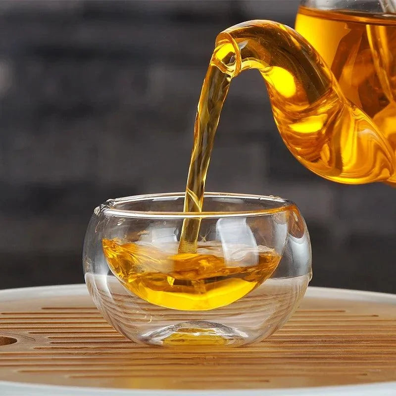 Borosilicate Glass Kung Fu Tea Cup Set – view 2