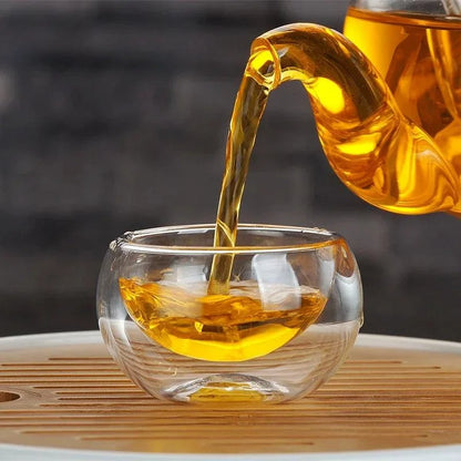 Borosilicate Glass Kung Fu Tea Cup Set – view 2