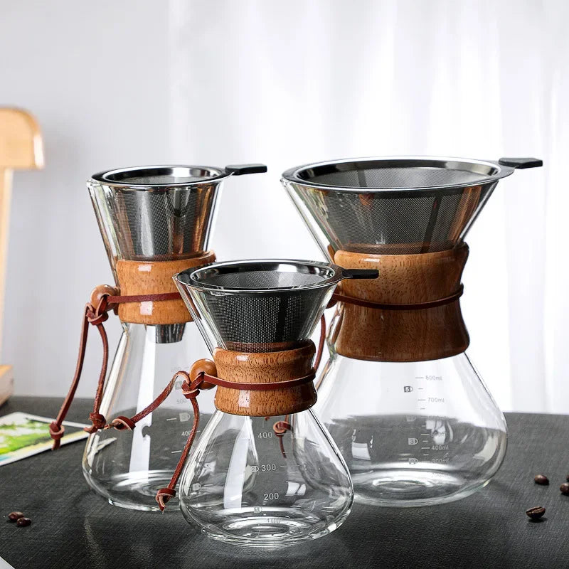 Borosilicate Glass Pour-Over Coffee Maker – view 3