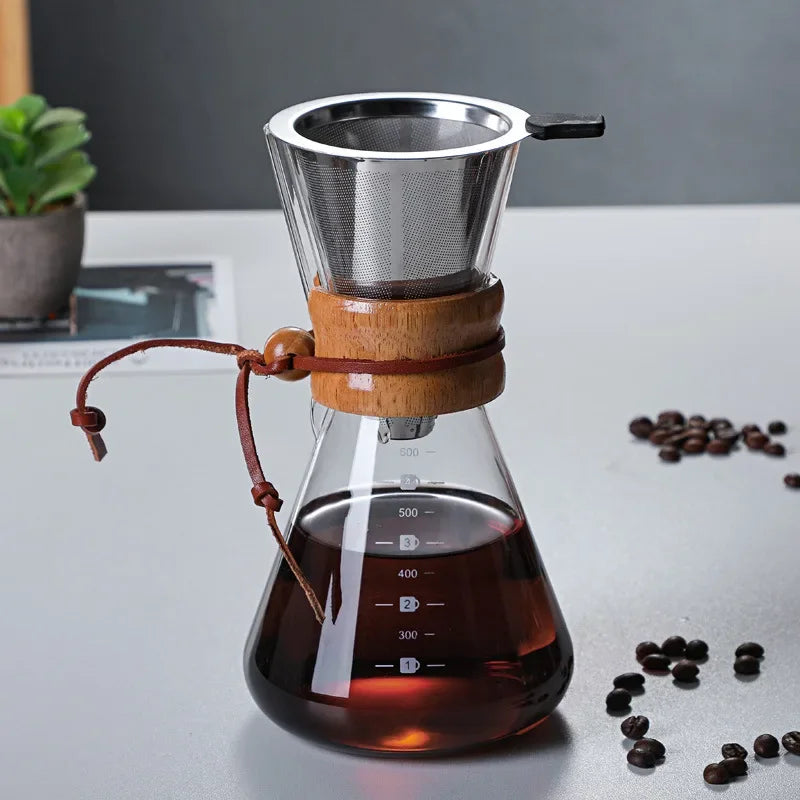 Borosilicate Glass Pour-Over Coffee Maker – view 7