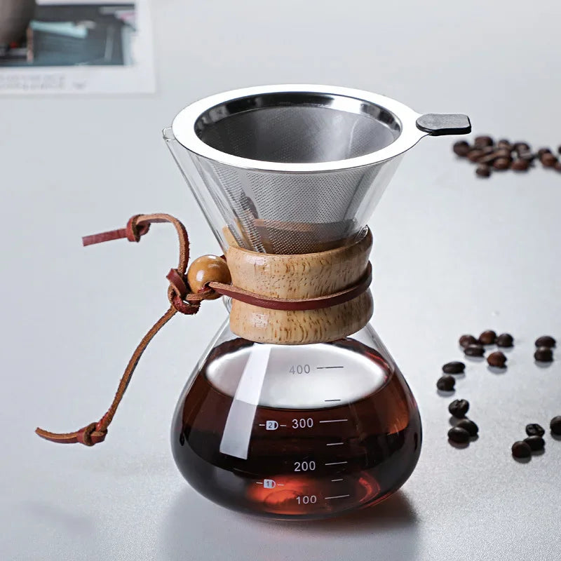 Borosilicate Glass Pour-Over Coffee Maker – view 8