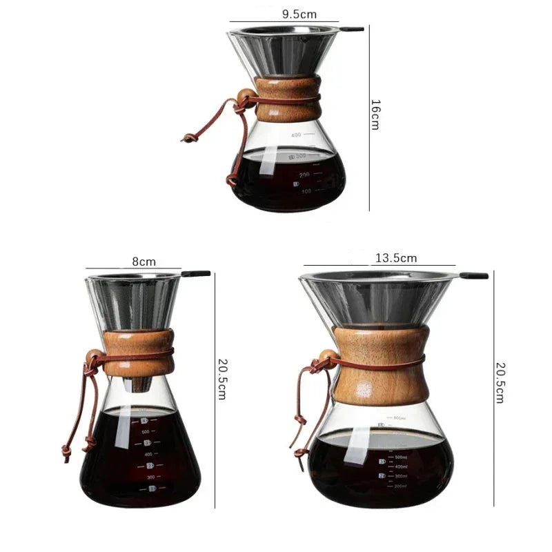 Borosilicate Glass Pour-Over Coffee Maker – view 9