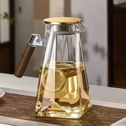 1.8L Borosilicate Glass Serving Pitcher with Lid – view 7