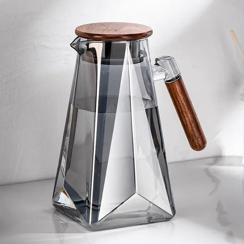 1.8L Borosilicate Glass Serving Pitcher with Lid – view 8