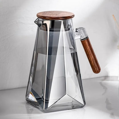 1.8L Borosilicate Glass Serving Pitcher with Lid – view 8