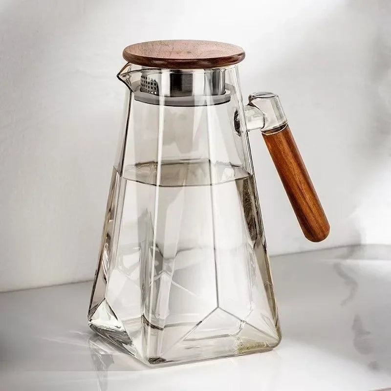 1.8L Borosilicate Glass Serving Pitcher with Lid – view 9