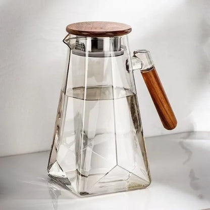 1.8L Borosilicate Glass Serving Pitcher with Lid – view 9