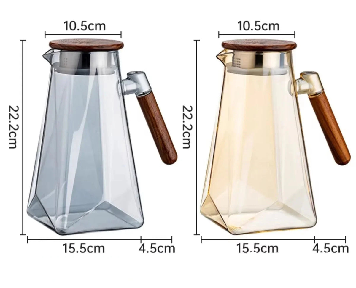 1.8L Borosilicate Glass Serving Pitcher with Lid – view 11