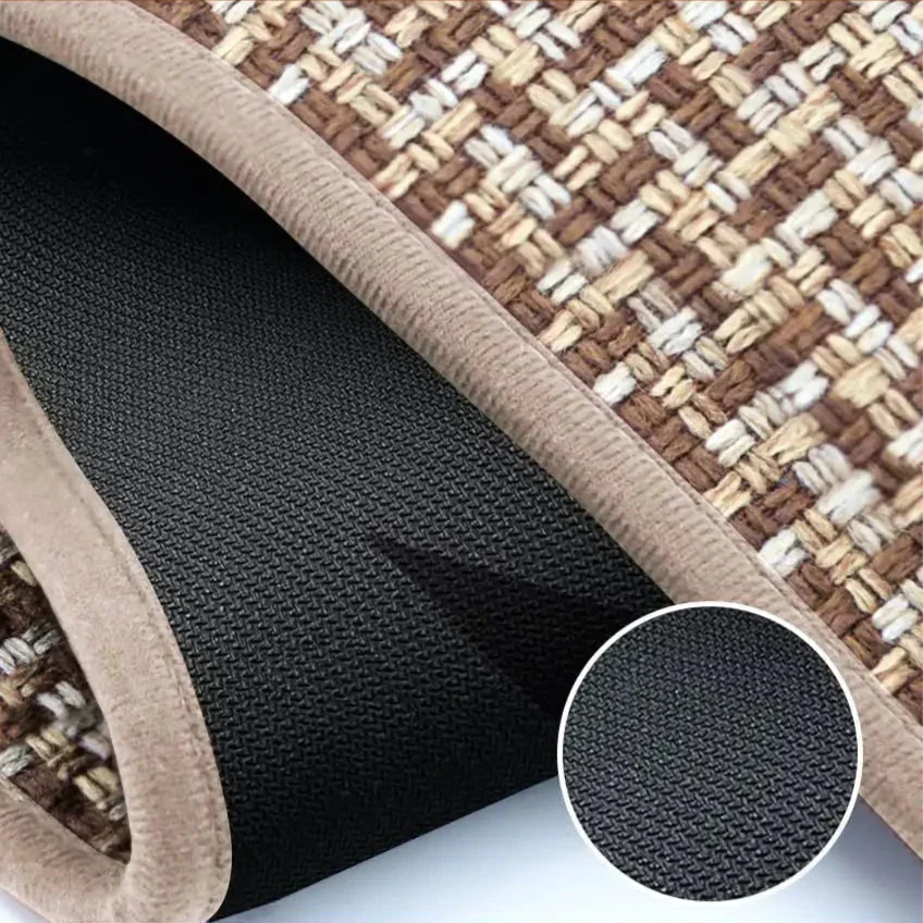 Brown Geometric Non-Slip Kitchen Runner – view 4
