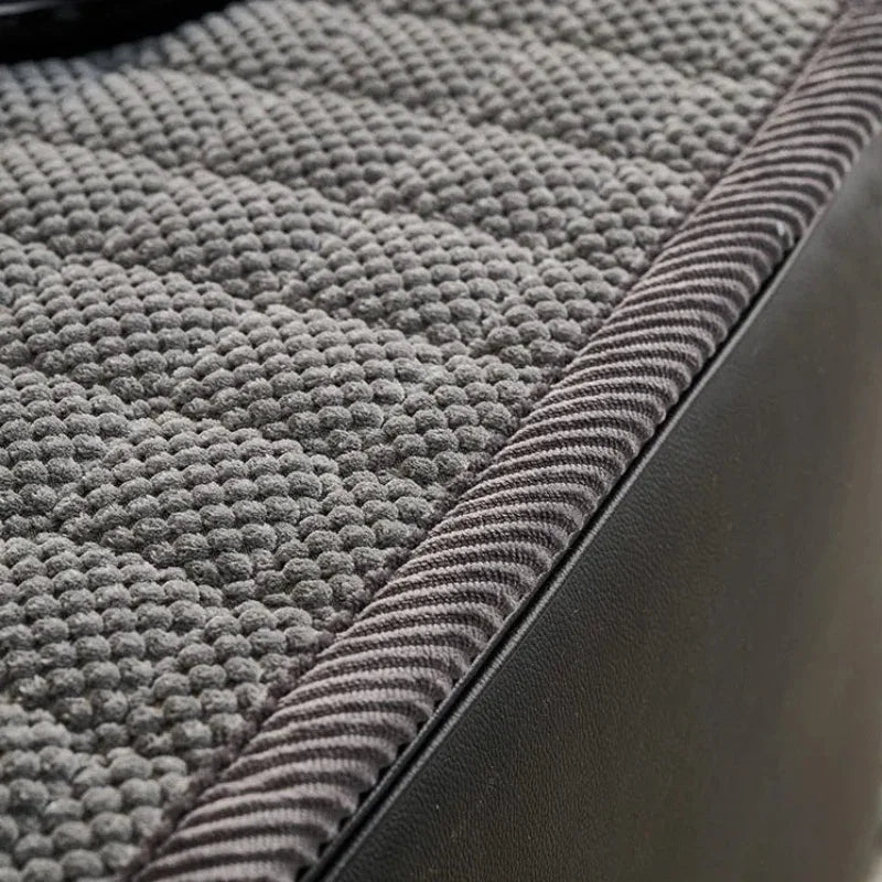 Brown Padded Corduroy Non-Slip Sofa Cover – view 4
