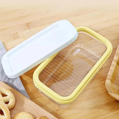 Butter dish with integrated stainless steel slicer – view 10