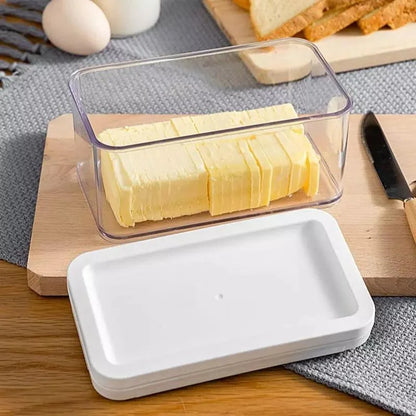 Butter dish with integrated stainless steel slicer – view 12