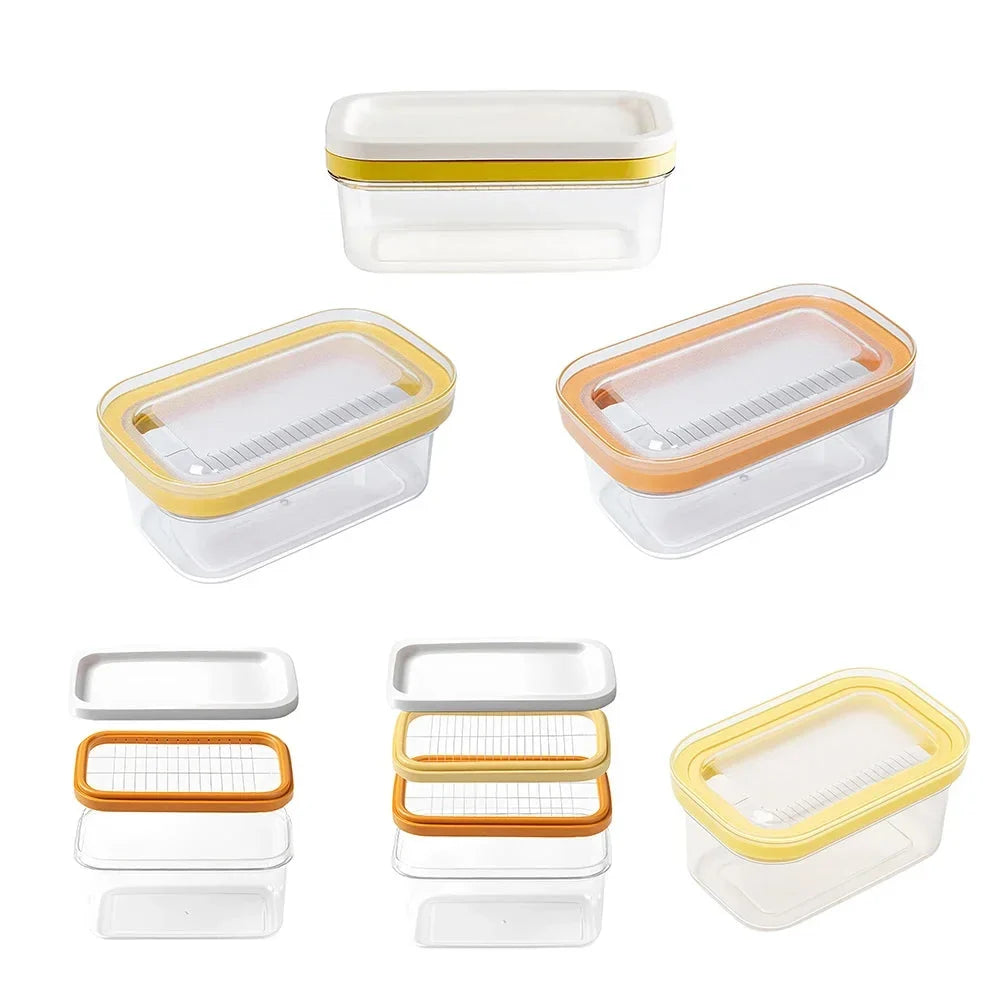 Butter dish with integrated stainless steel slicer – view 18