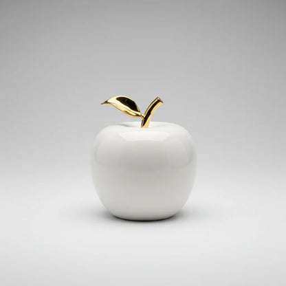 Ceramic Apple Sculpture – Black or White, 2 Sizes – view 9