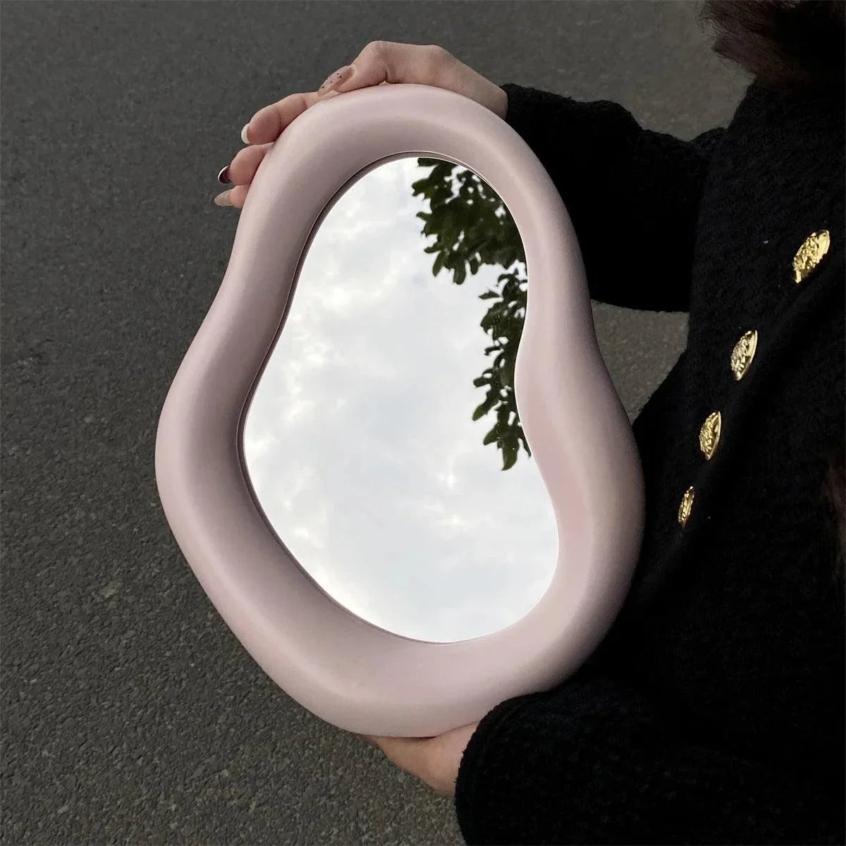 Ceramic-Framed Decorative Makeup Mirror – view 5