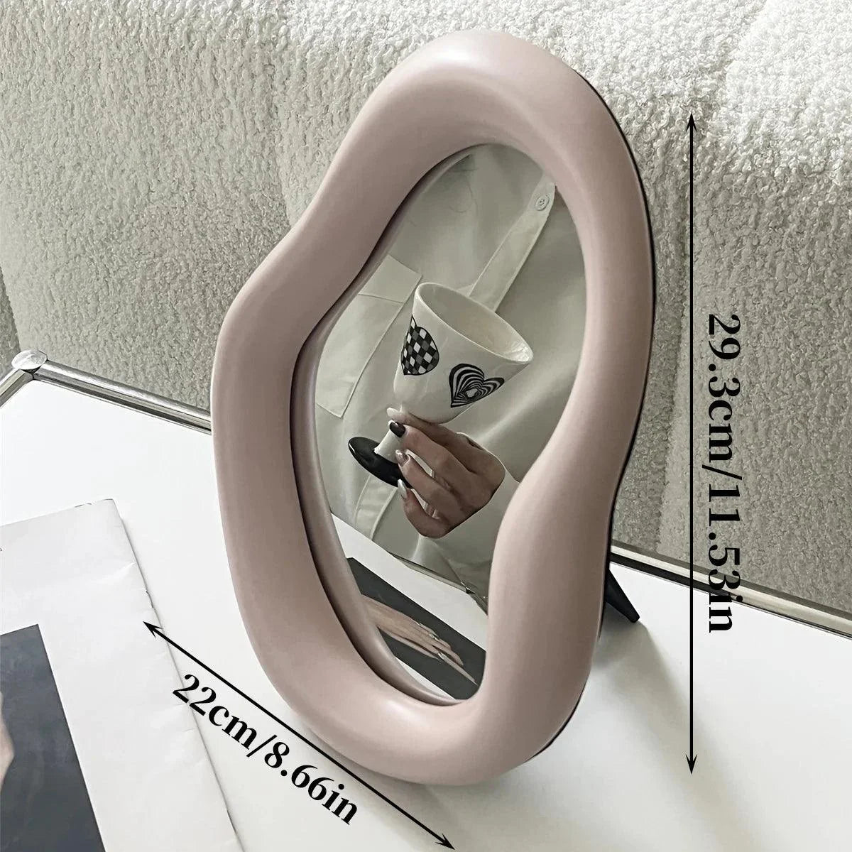 Ceramic-Framed Decorative Makeup Mirror – view 7