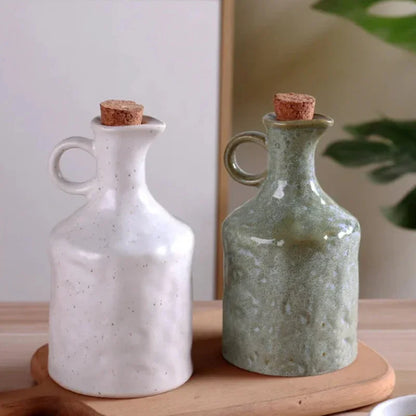 400ml Textured Ceramic Oil & Vinegar Bottle – view 6