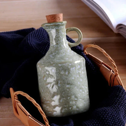 400ml Textured Ceramic Oil & Vinegar Bottle – view 10