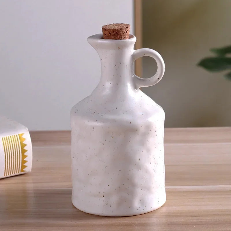 400ml Textured Ceramic Oil & Vinegar Bottle – view 12