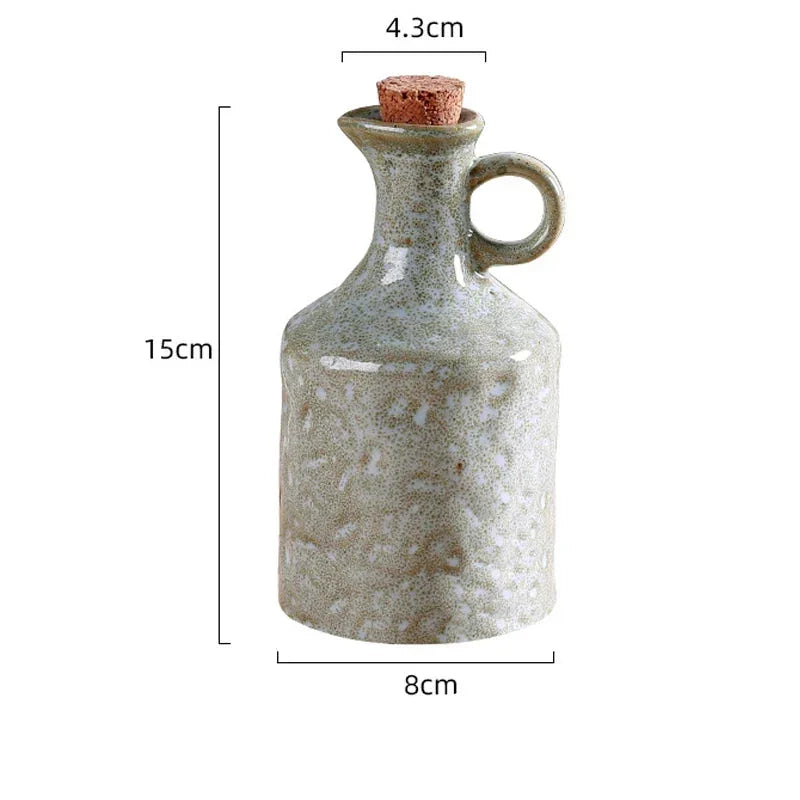 400ml Textured Ceramic Oil & Vinegar Bottle – view 15