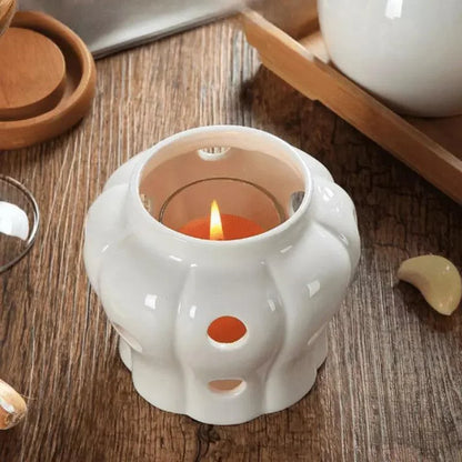 Ceramic storage jar with wooden lid – view 12