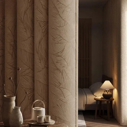 Chenille Light-Filtering Curtain Panel – 6 Colours