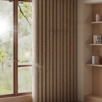 Chenille Light-Filtering Curtain Panel – 6 Colours – view 2