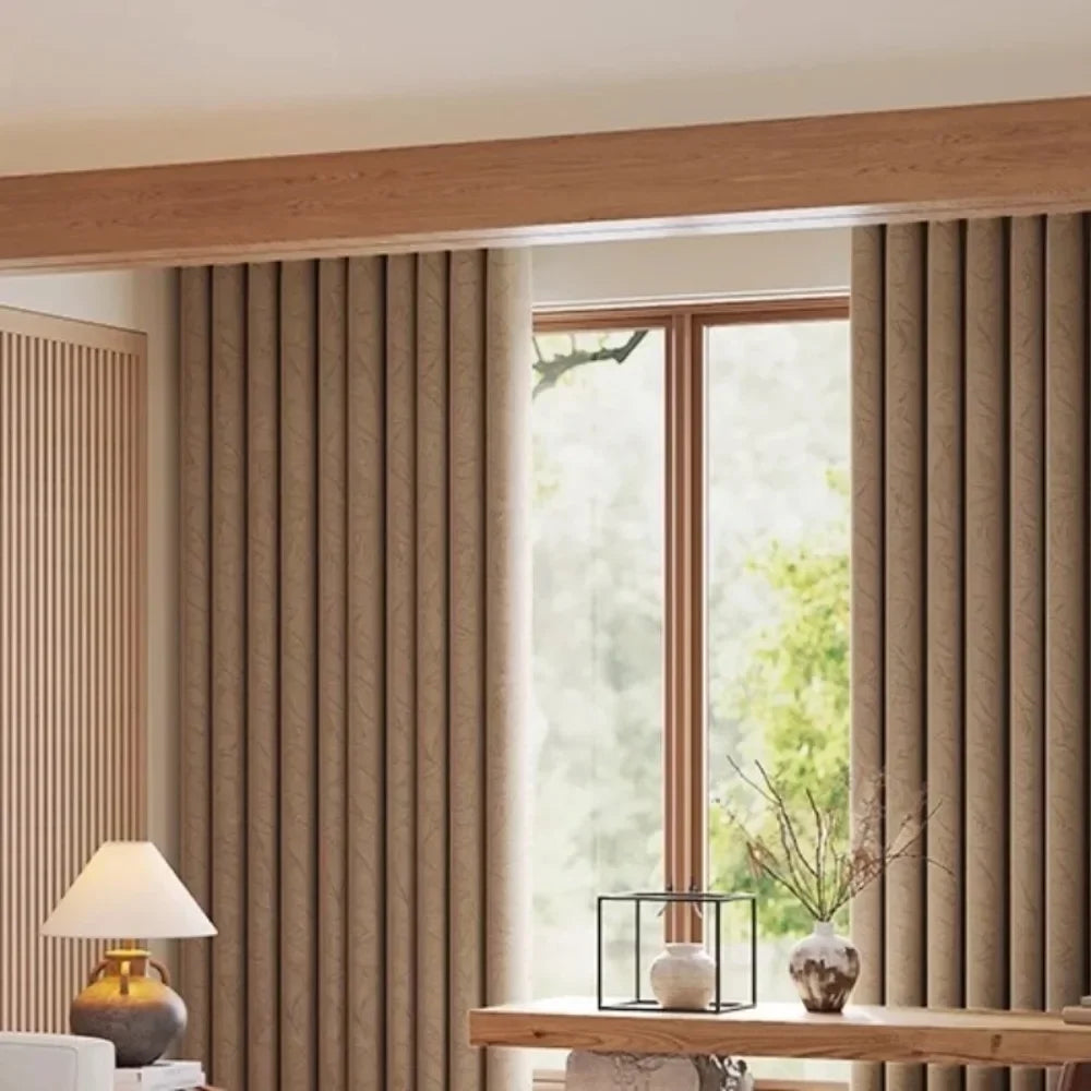 Chenille Light-Filtering Curtain Panel – 6 Colours – view 4