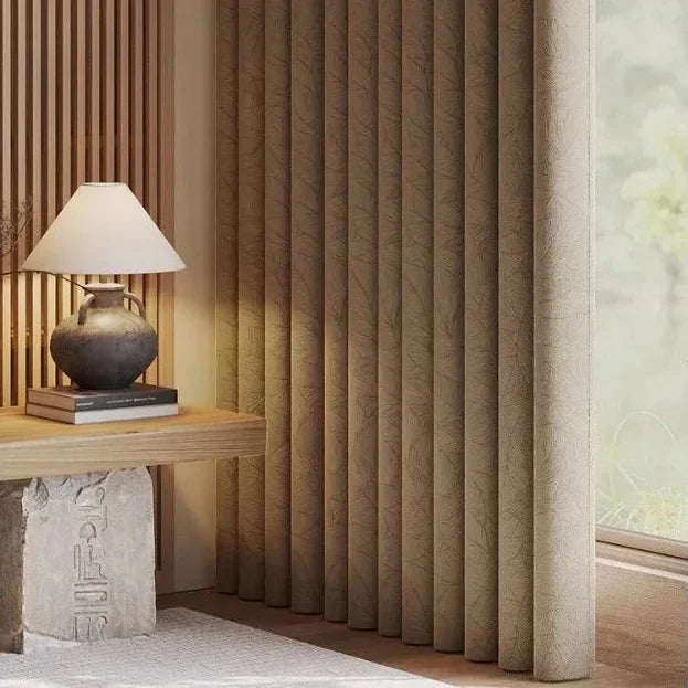 Chenille Light-Filtering Curtain Panel – 6 Colours – view 7