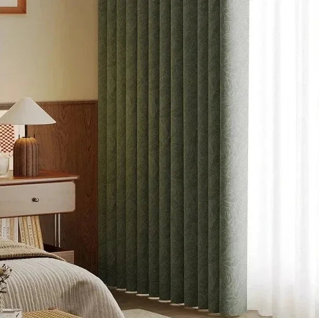 Chenille Light-Filtering Curtain Panel – 6 Colours – view 9