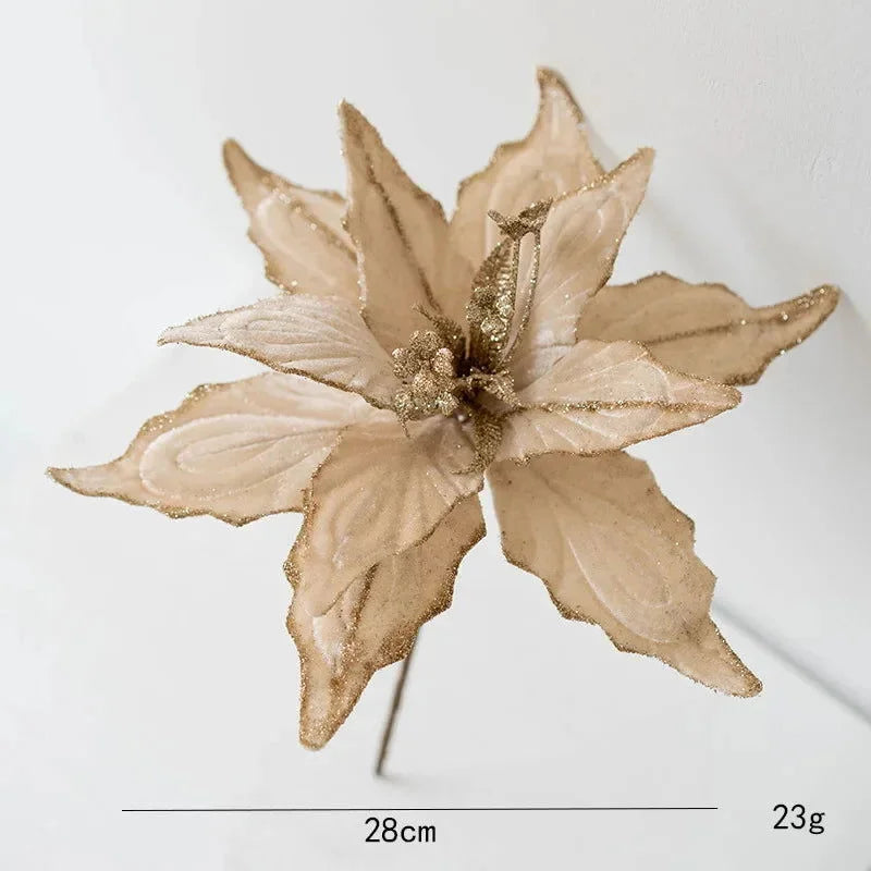 Christmas Decorative Flower Set – 2, 3 or 6 Pieces – view 9