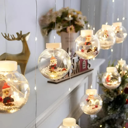 Christmas Ornament Ball LED String Lights – 3 Designs – view 3