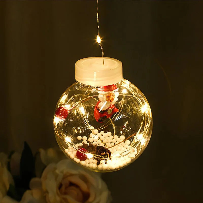 Christmas Ornament Ball LED String Lights – 3 Designs – view 4