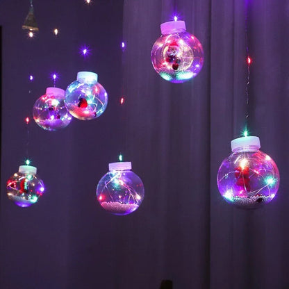 Christmas Ornament Ball LED String Lights – 3 Designs – view 6