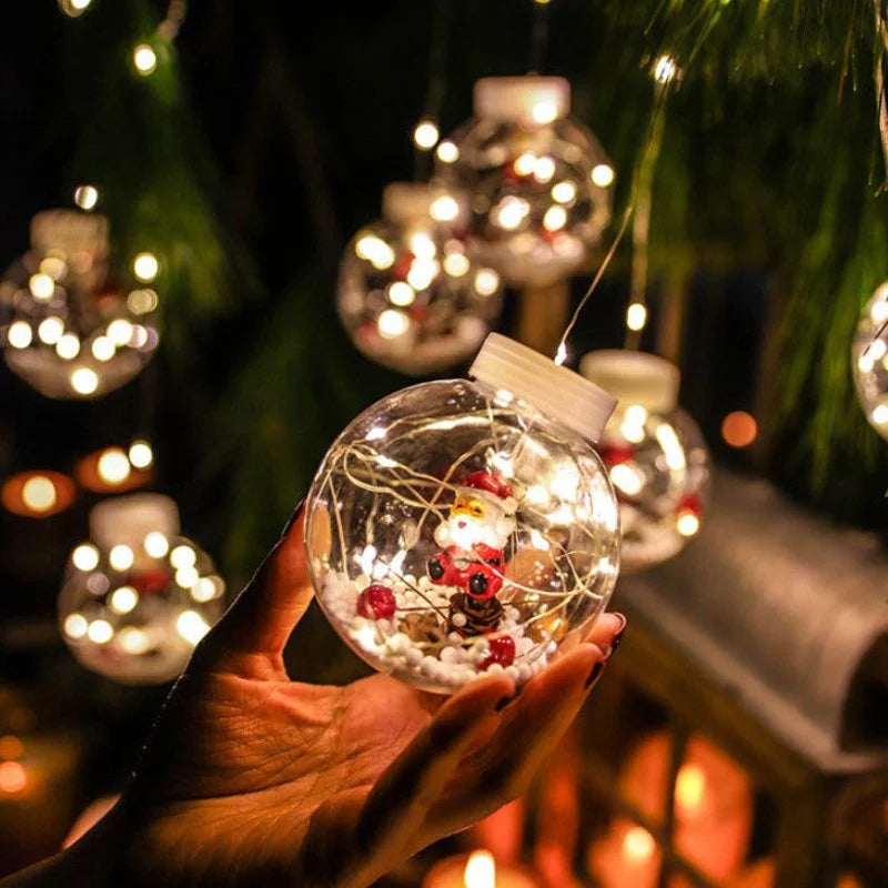 Christmas Ornament Ball LED String Lights – 3 Designs – view 7