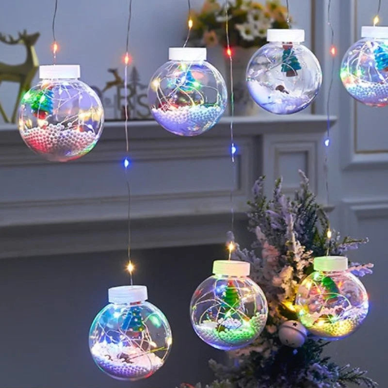 Christmas Ornament Ball LED String Lights – 3 Designs – view 9