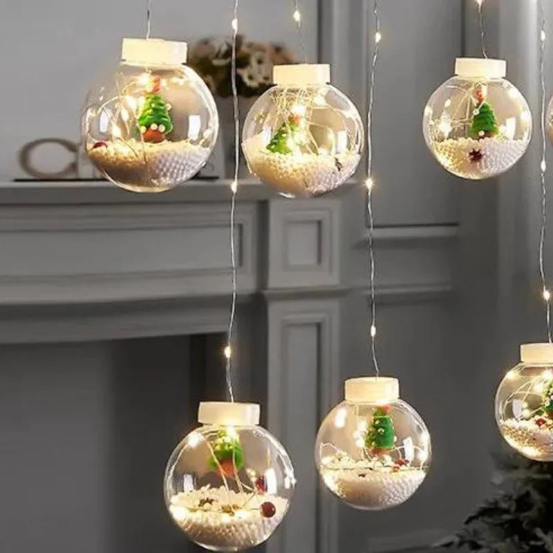 Christmas Ornament Ball LED String Lights – 3 Designs – view 10