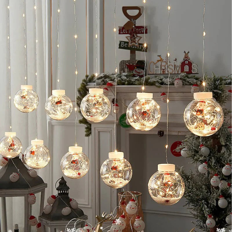 Christmas Ornament Ball LED String Lights – 3 Designs – view 15