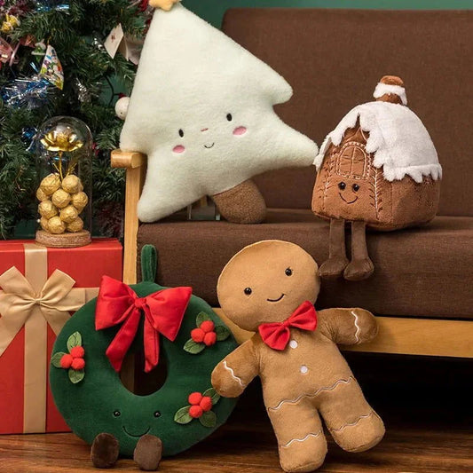 Christmas Plush Decoration Collection – 4 Designs