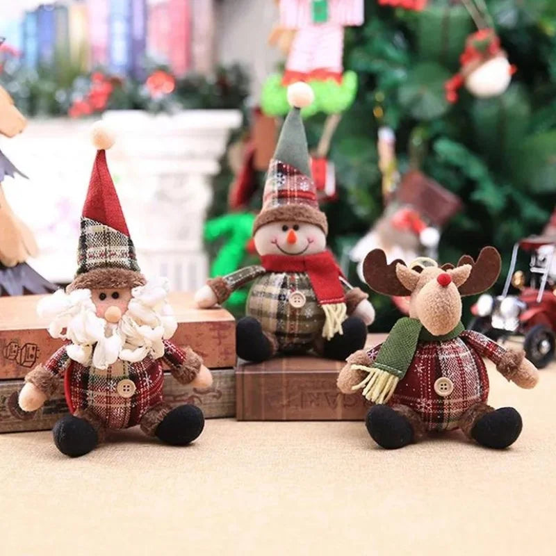 Christmas Plush Figure – Santa, Snowman or Reindeer