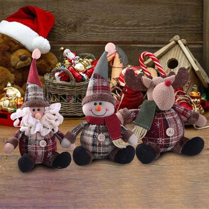 Christmas Plush Figure – Santa, Snowman or Reindeer – view 4