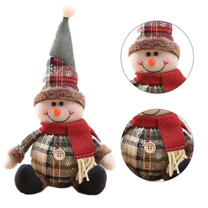 Christmas Plush Figure – Santa, Snowman or Reindeer – view 6