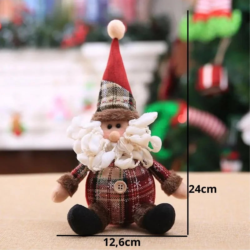 Christmas Plush Figure – Santa, Snowman or Reindeer – view 7